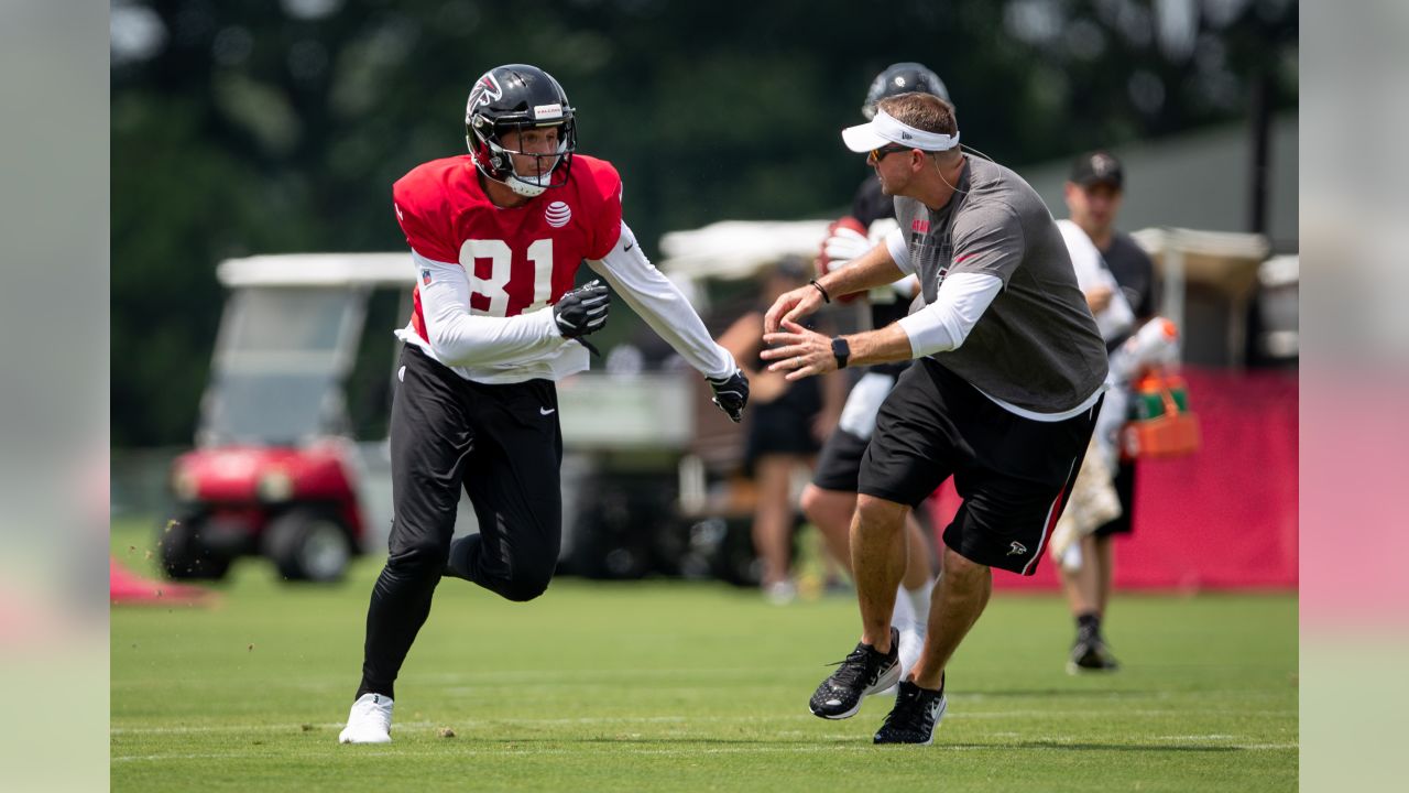 Atlanta Falcons compete at practice with New York Jets