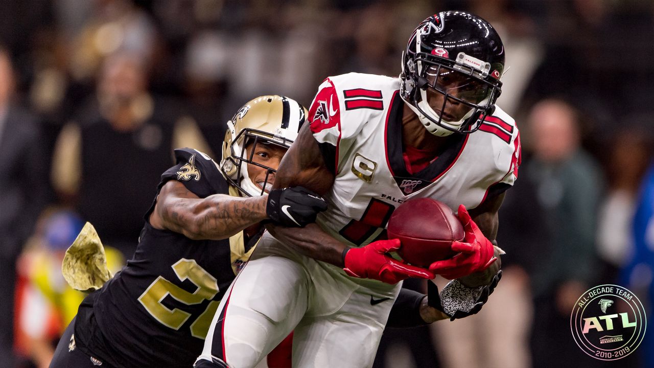 Julio Jones matches jersey number with 'The Top 100 Players of 2020'  ranking 