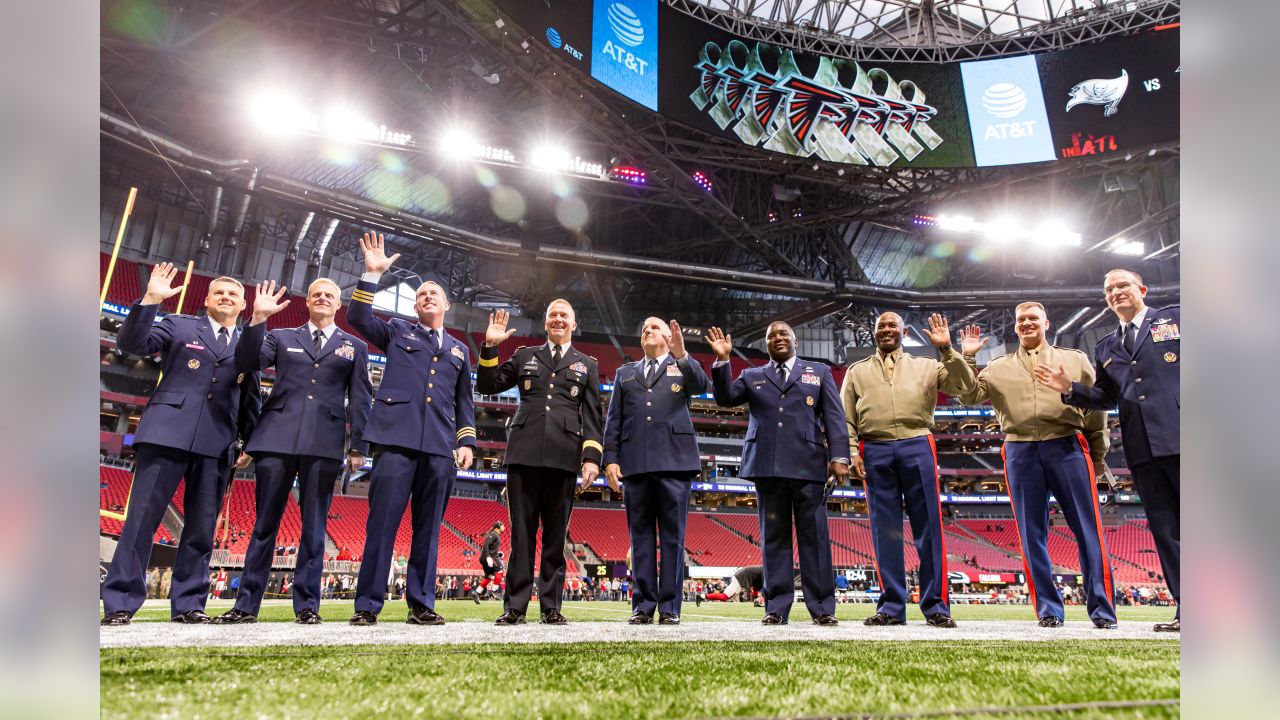 Falcons hosting 2019 Military Appreciation Day at Mercedes-Benz Stadium -  The Falcoholic