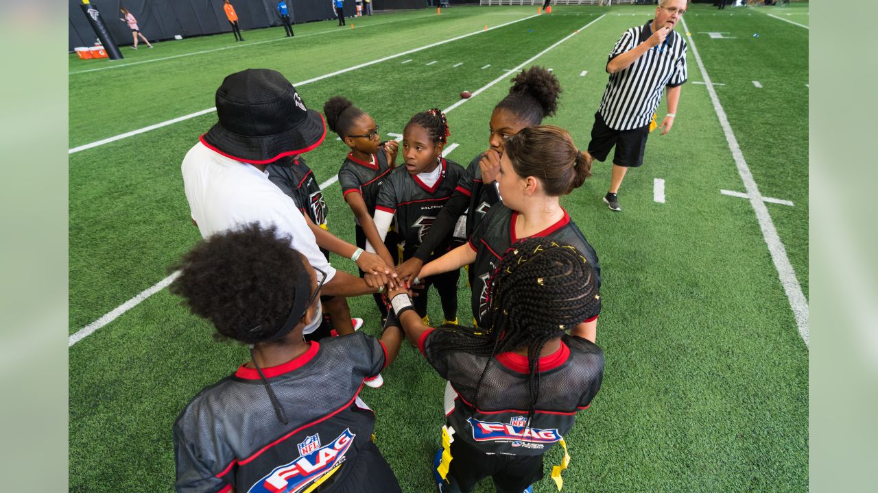 PHOTOS: NFL FLAG football teams take the field at Mercedes-Benz Stadium