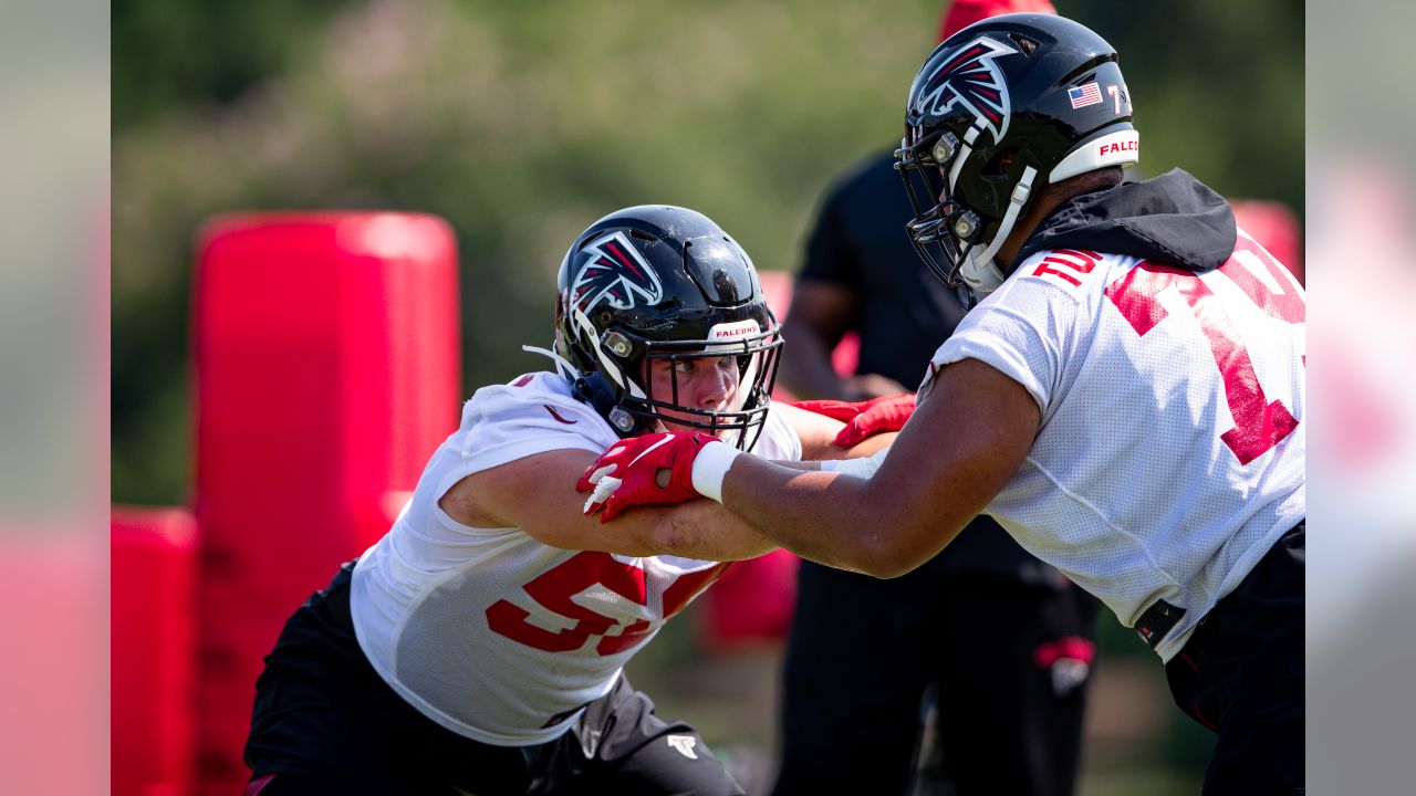 Atlanta Falcons compete at practice with New York Jets