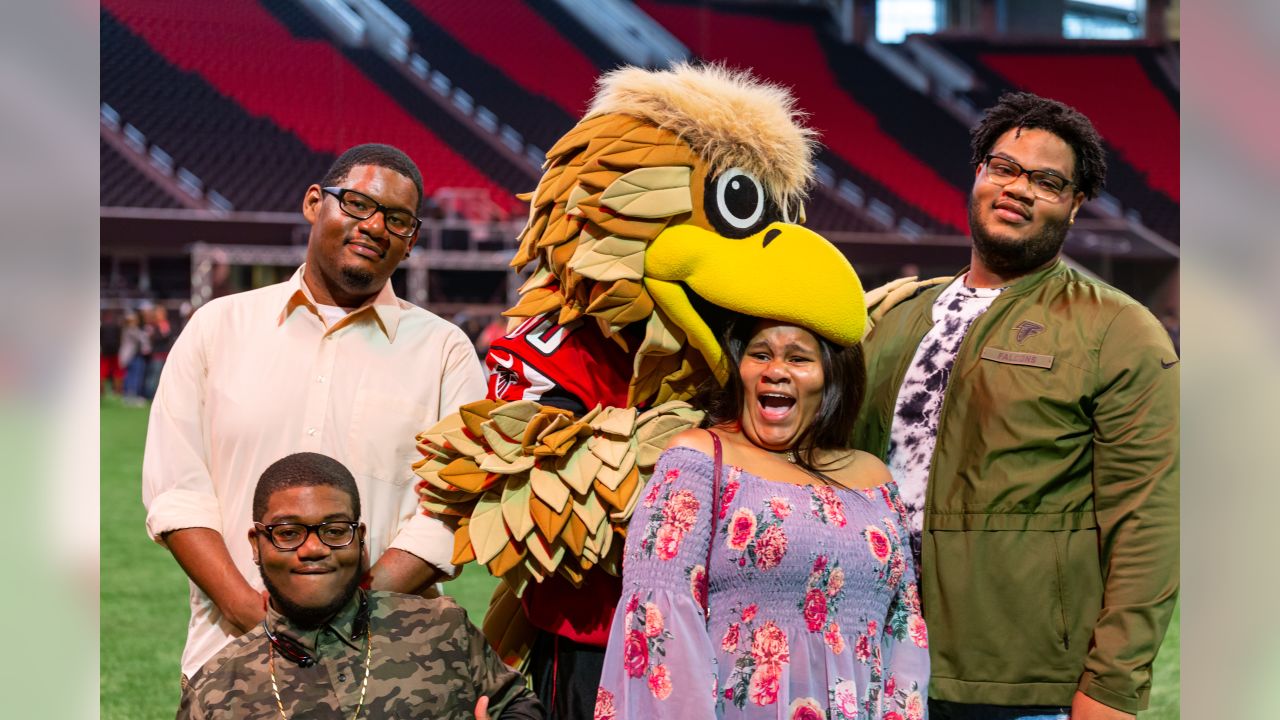 Falcons NFL Draft party at Mercedes-Benz Stadium