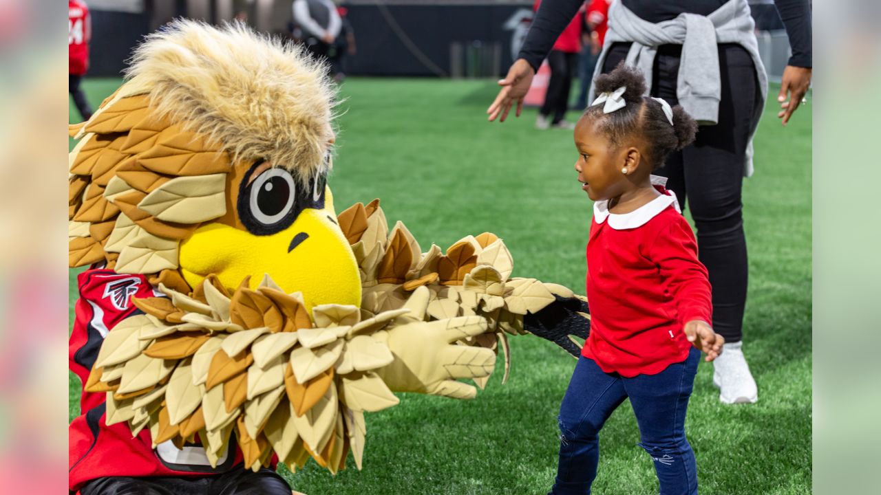 Falcons NFL Draft party at Mercedes-Benz Stadium