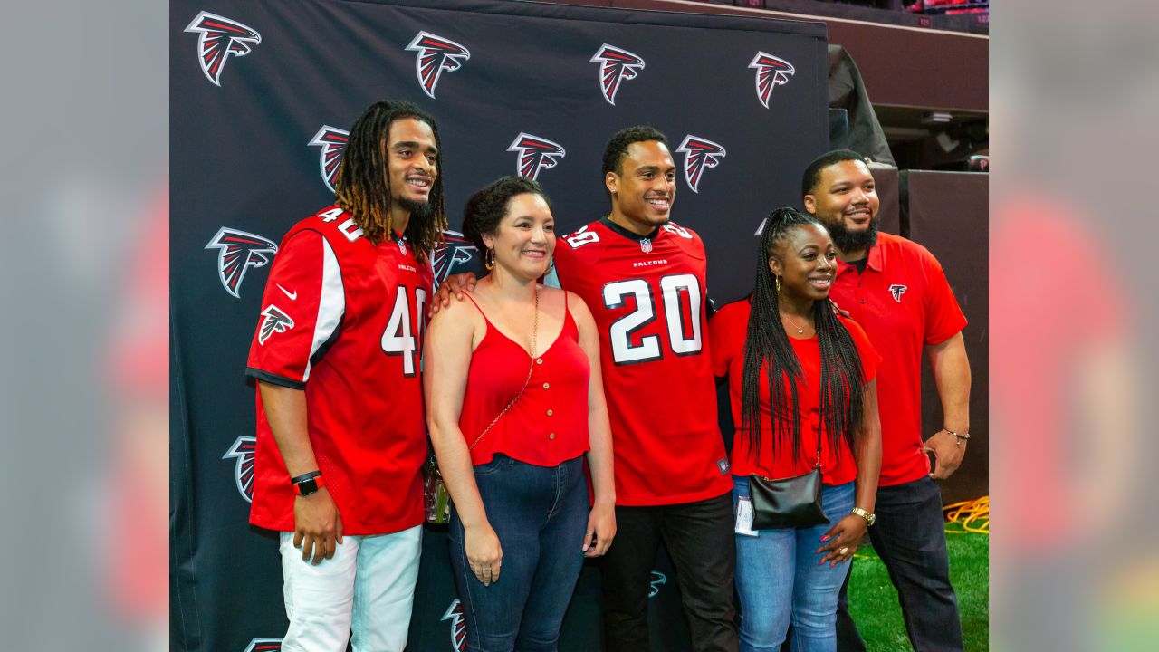 Falcons NFL Draft party at Mercedes-Benz Stadium