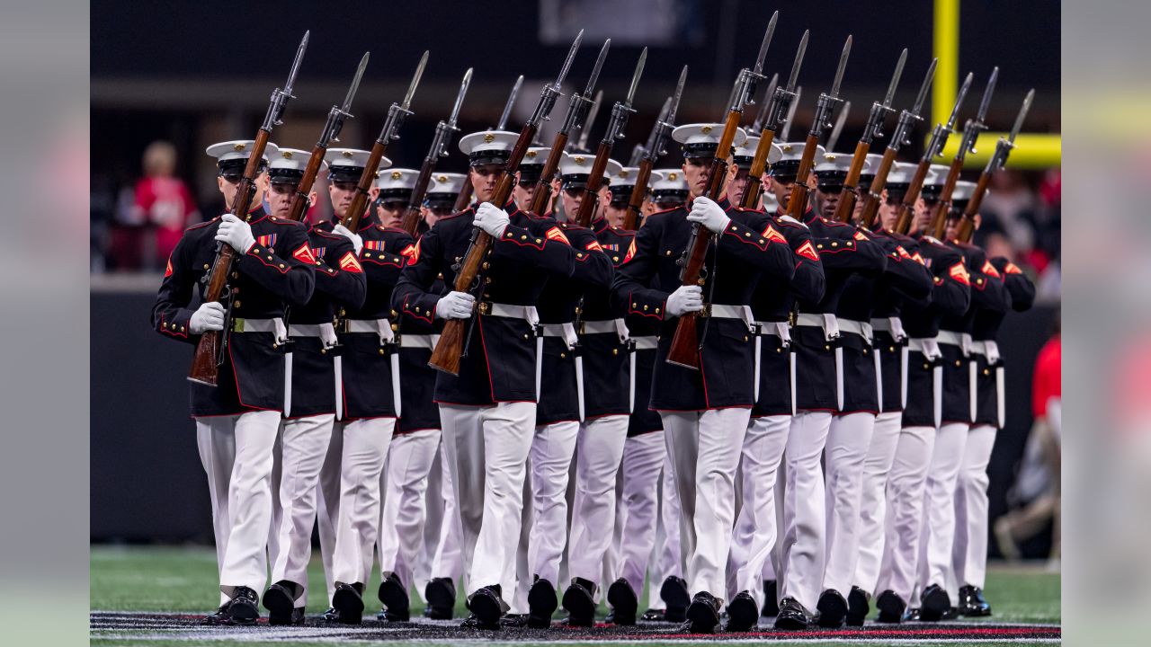 DVIDS - Images - Silent Drill Platoon performs during Atlanta Falcons'  Salute to Service game [Image 3 of 10]