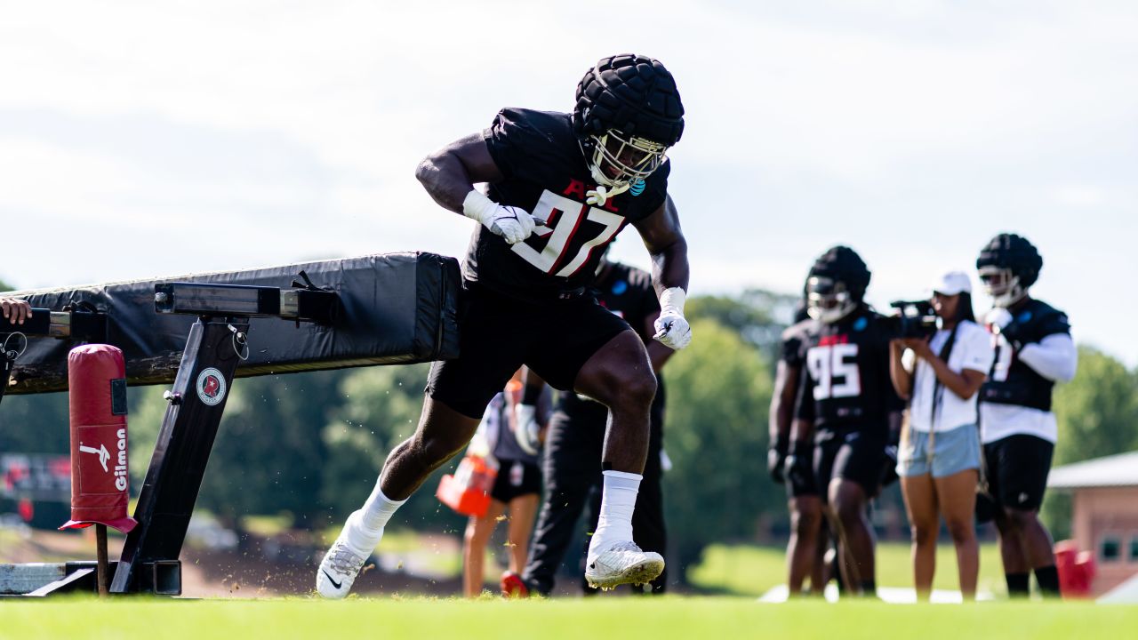 Teez Tabor is mic'd up in Mercedes-Benz Stadium, AT&T Training Camp, Atlanta Falcons