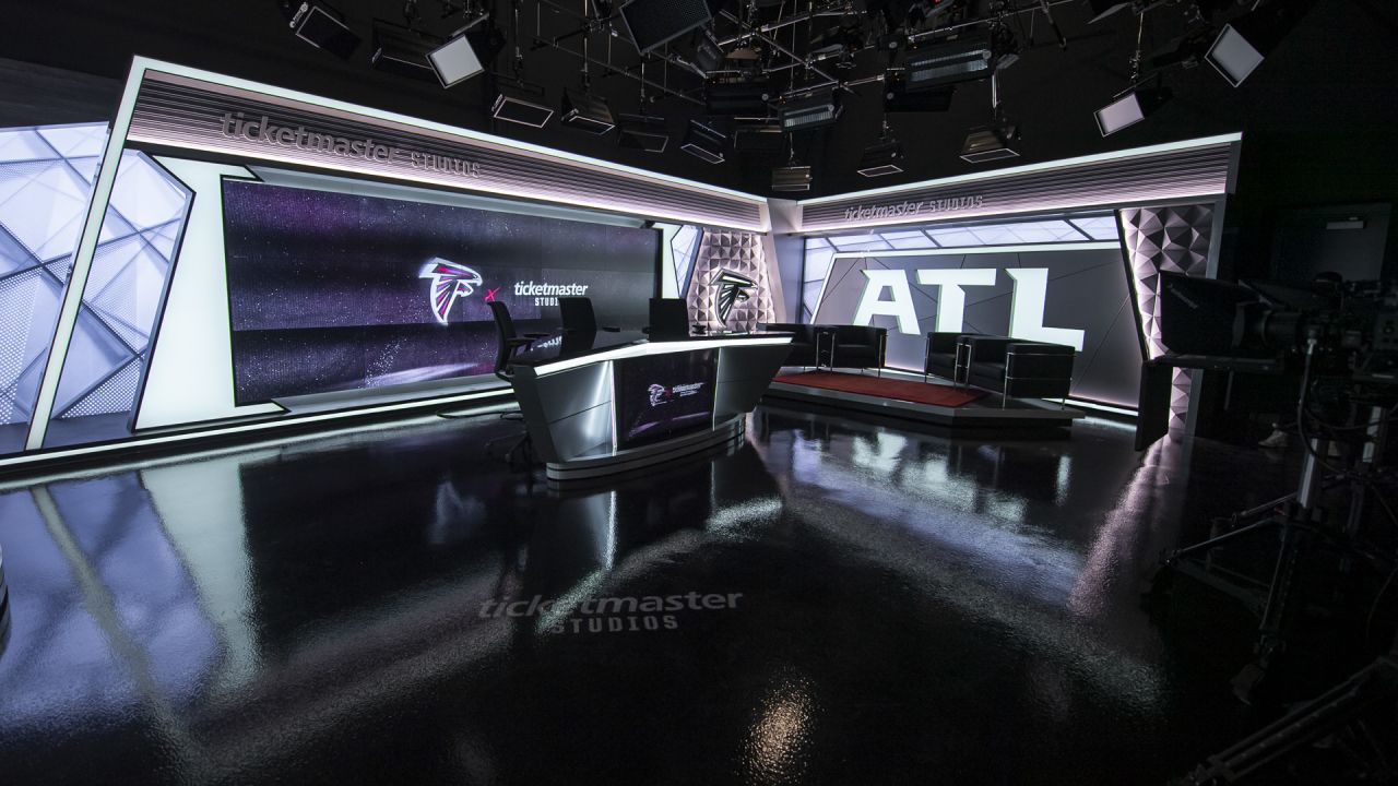 Atlanta Falcons Open Ticketmaster Studios