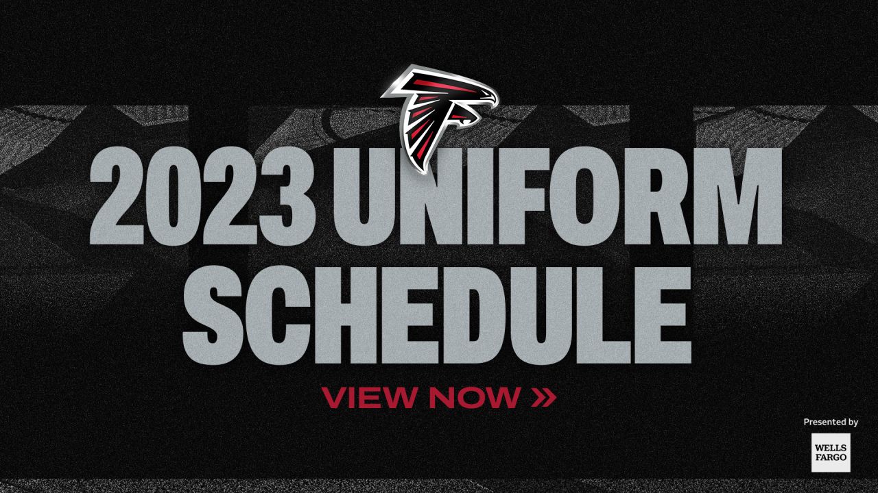 Atlanta Falcons 2023 Uniform Schedule