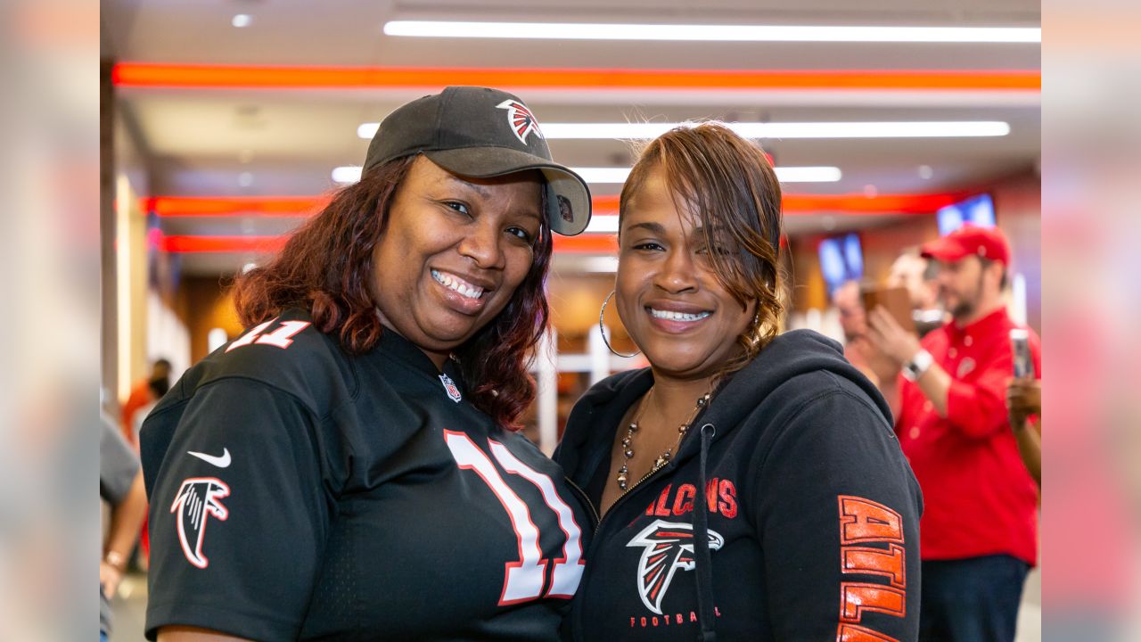 Falcons NFL Draft party at Mercedes-Benz Stadium