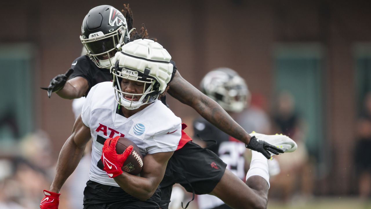 Falcons rookie minicamp videos Bijan Robinson Clark Phillips more