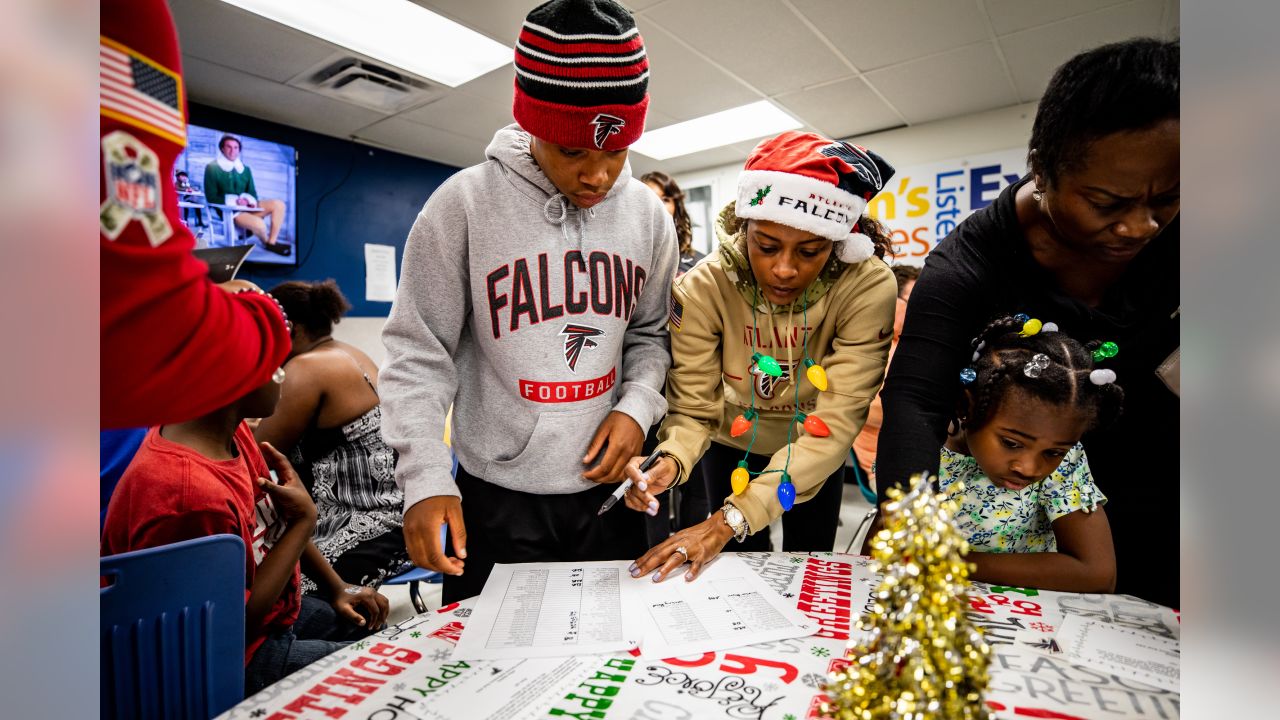 NFL fans celebrate the holidays