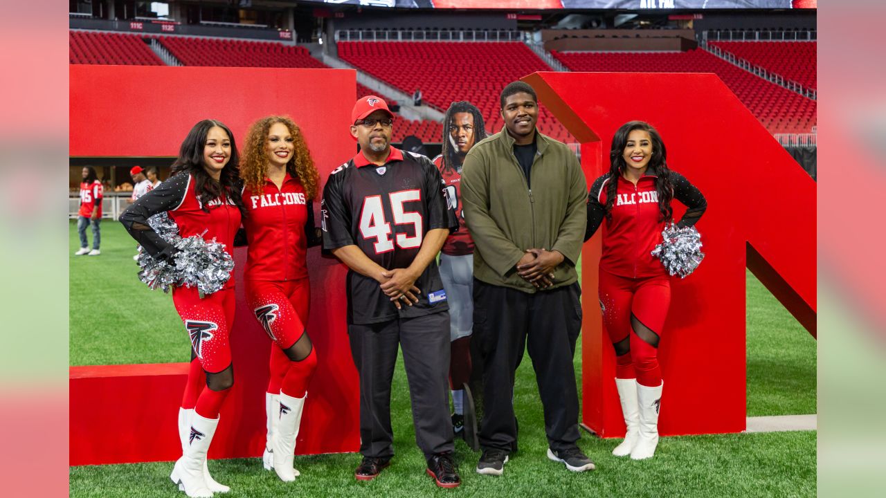 Falcons NFL Draft party at Mercedes-Benz Stadium