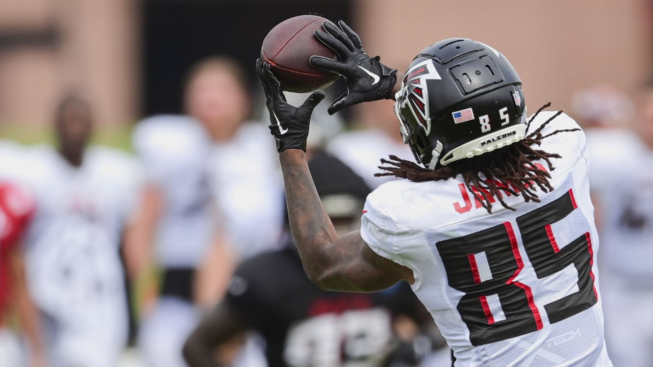 FLOWERY BRANCH, GA - JULY 30: Atlanta Falcons cornerback Teez Tabor (20)  during Saturday morning