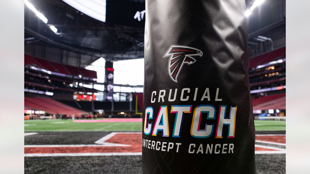 Atlanta Falcons Crucial Catch Intercept Cancer Fight Like A Falcons Shirt -  Dingeas