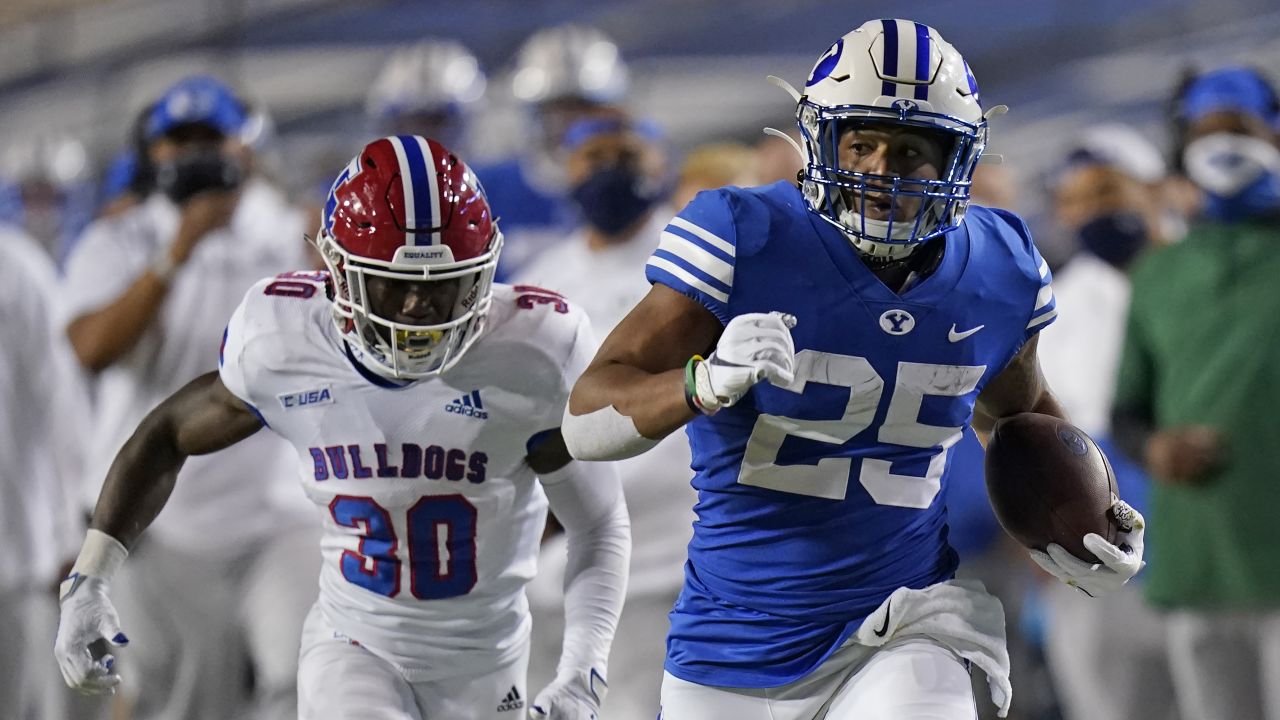 Atlanta Falcons Pick BYU Cougars Tyler Allgeier At No. 151; Future RB1? -  Sports Illustrated Atlanta Falcons News, Analysis and More