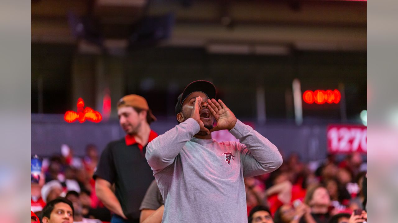 Falcons NFL Draft party at Mercedes-Benz Stadium