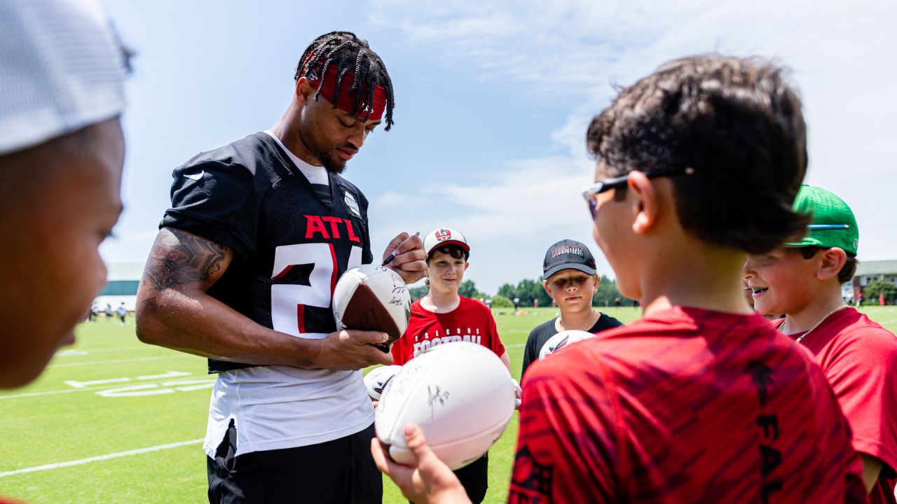 Atlanta Falcons Nike Road Game Jersey - White - A.J.Terrell JR. - Youth