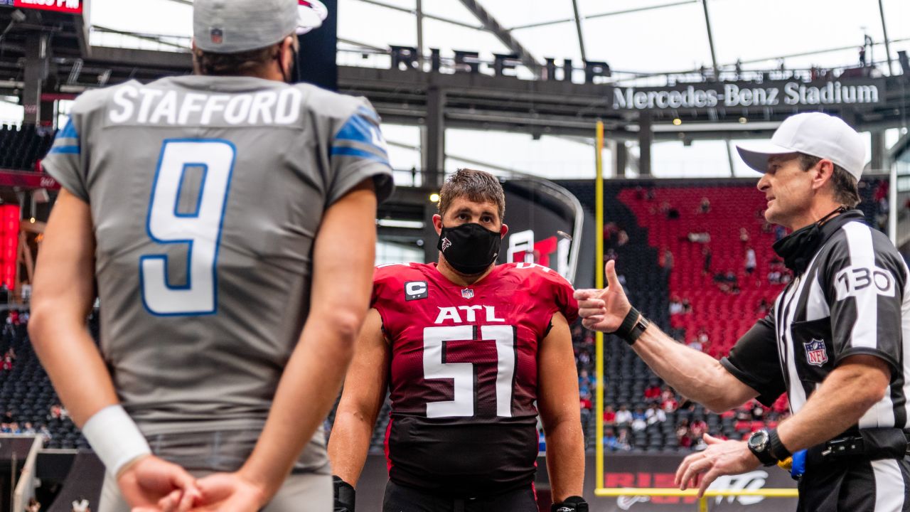 Falcons debut new gradient uniforms against Lions