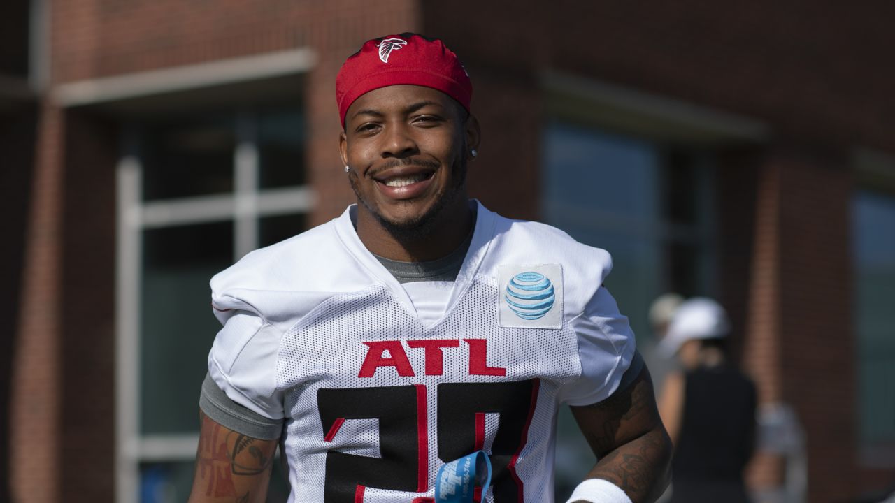 Arthur Blank addresses media at 2023 Atlanta Falcons AT&T Training Camp 