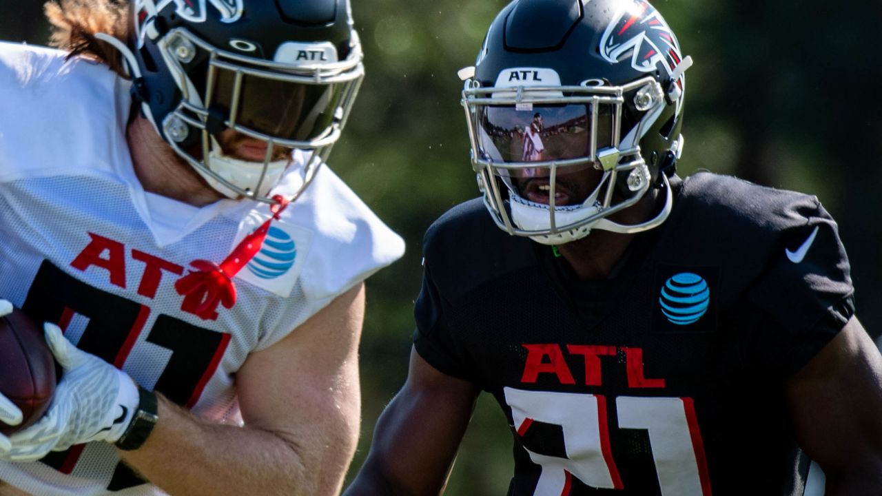 Kyle Pitts locked in  2021 AT&T Training Camp Day 4