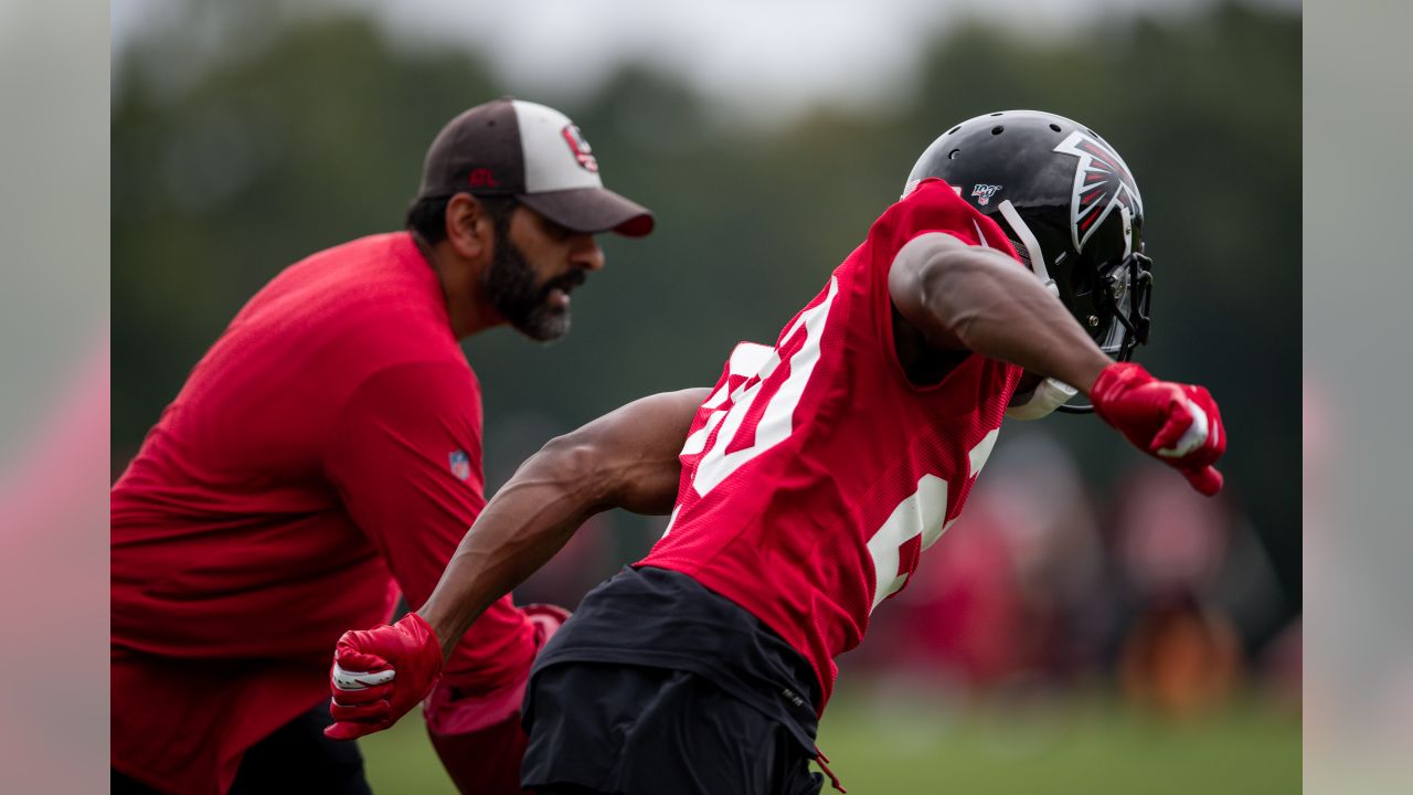 Atlanta Falcons defensive back Kendall Sheffield (20) during the