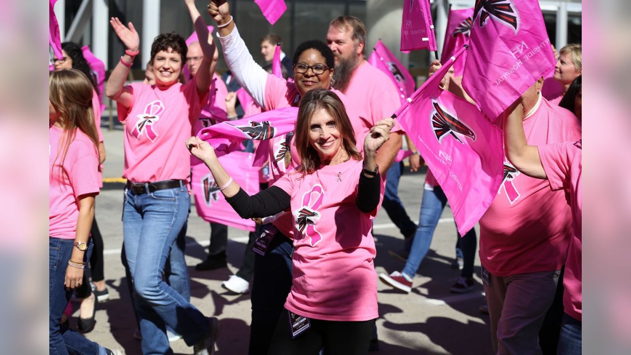 Falcons Go Pink for Breast Cancer Awareness