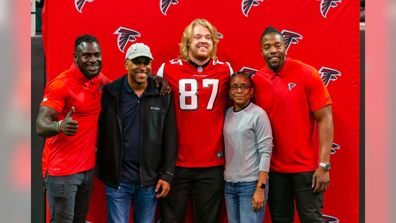 Falcons NFL Draft party at Mercedes-Benz Stadium