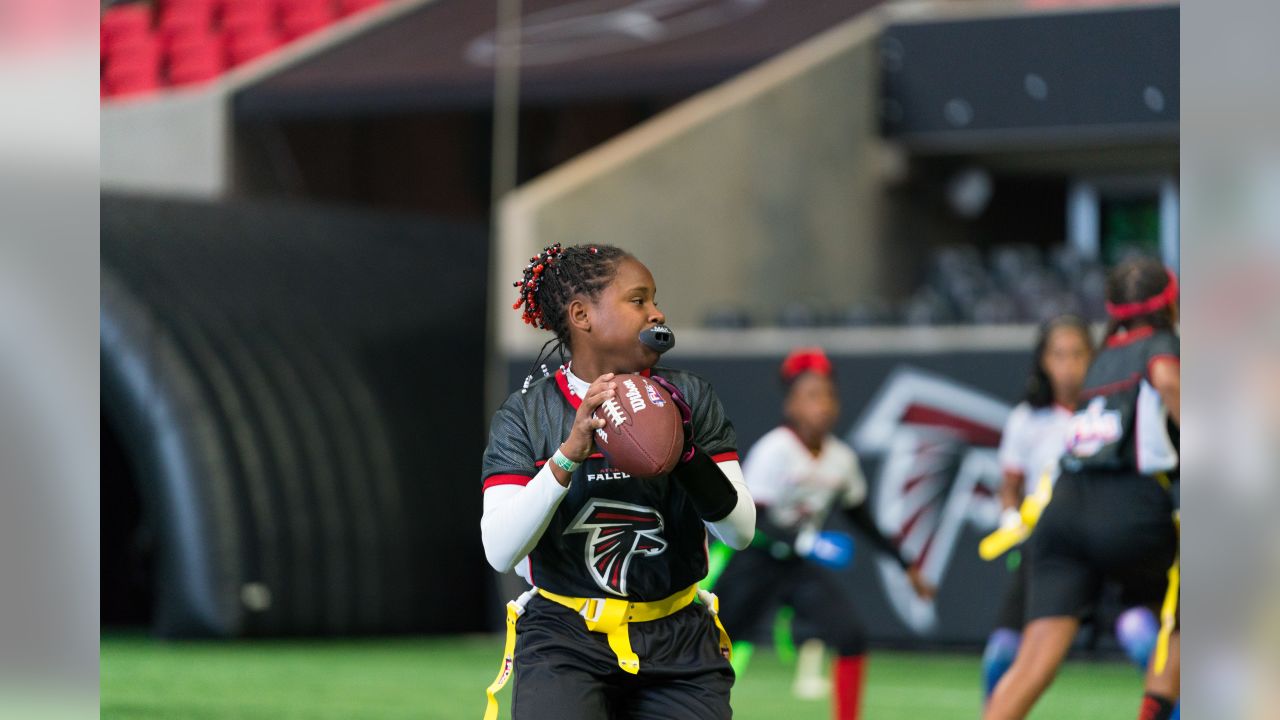 PHOTOS: NFL FLAG football teams take the field at Mercedes-Benz Stadium