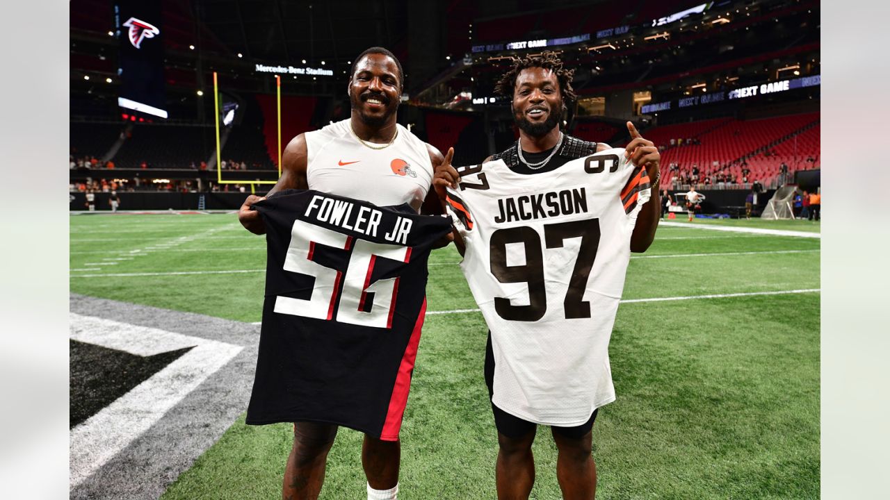 Malik Jackson Cleveland Browns Jersey #97 Collection White Limited