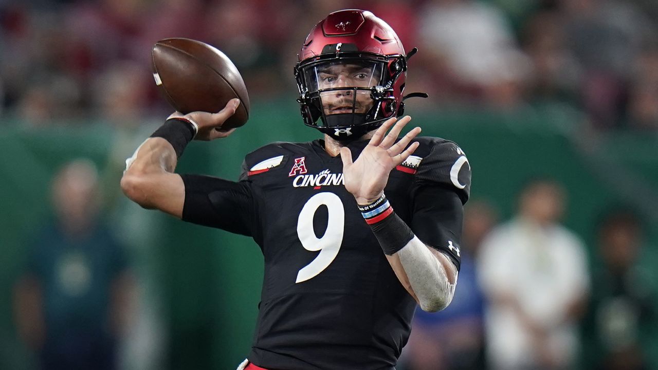 Desmond Ridder Wearing No. 4 With the Atlanta Falcons - All Bearcats