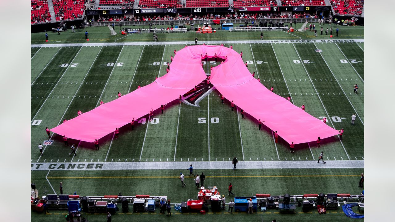 Atlanta Falcons Support Crucial Catch for Breast Cancer Awareness