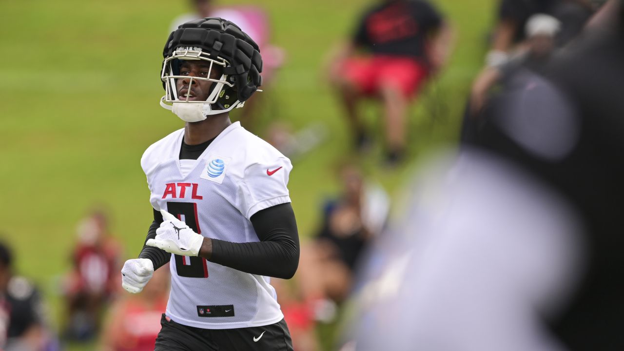 Falcons coach shakes off butterflies on first day of camp