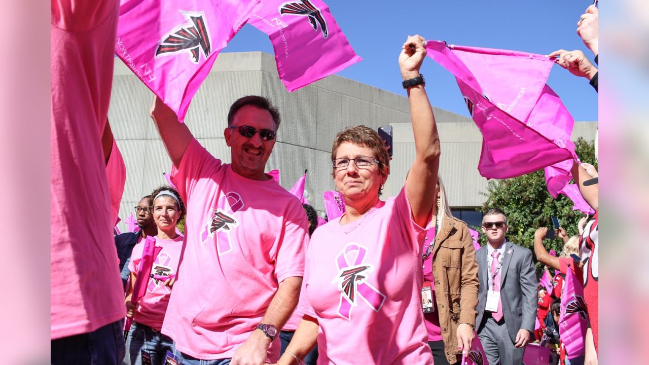 Falcons Go Pink for Breast Cancer Awareness