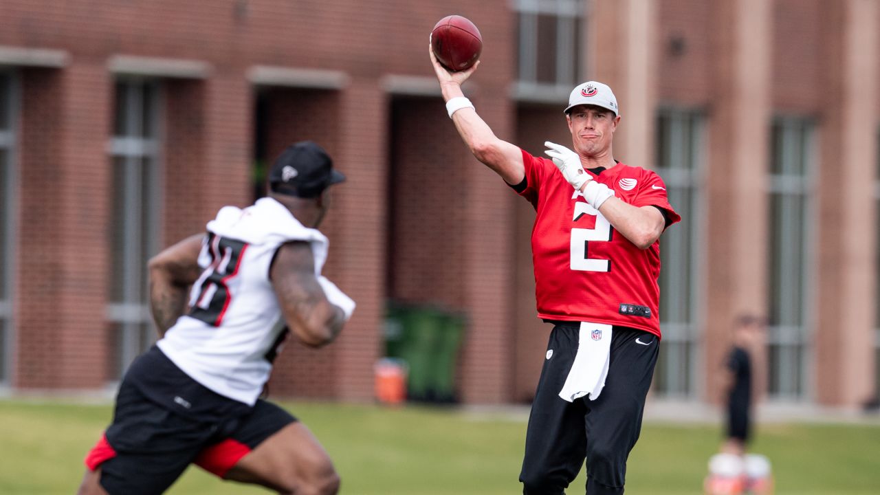 2021 Offseason Field Work  Matt Ryan, Kyle Pitts and Mike Davis