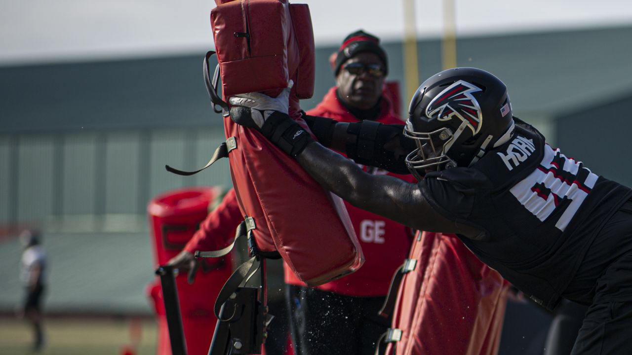 Atlanta Falcons defensive tackle Timmy Horne (93) pictured before