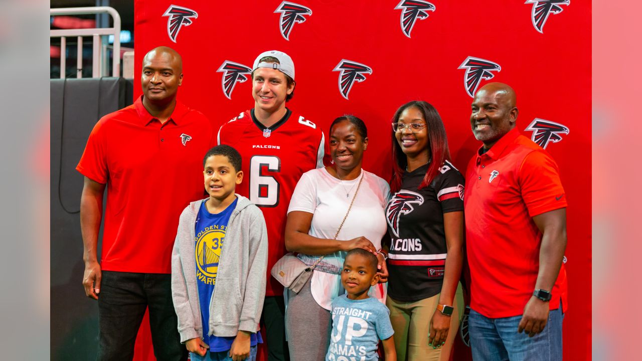 Falcons NFL Draft party at Mercedes-Benz Stadium