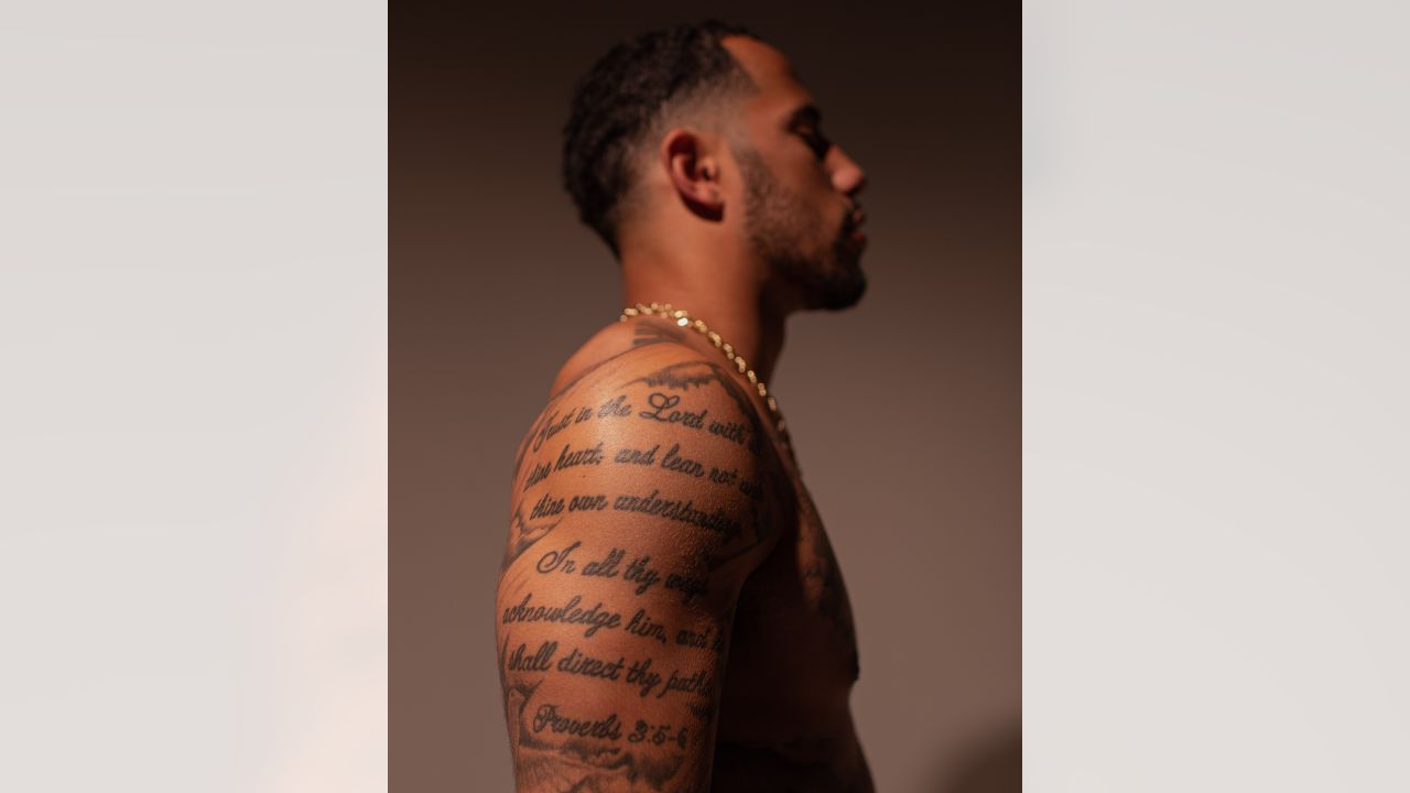 Behind the Ink: Tattoos illustrate what Jessie Bates III stands for, where  he's from and those he represents