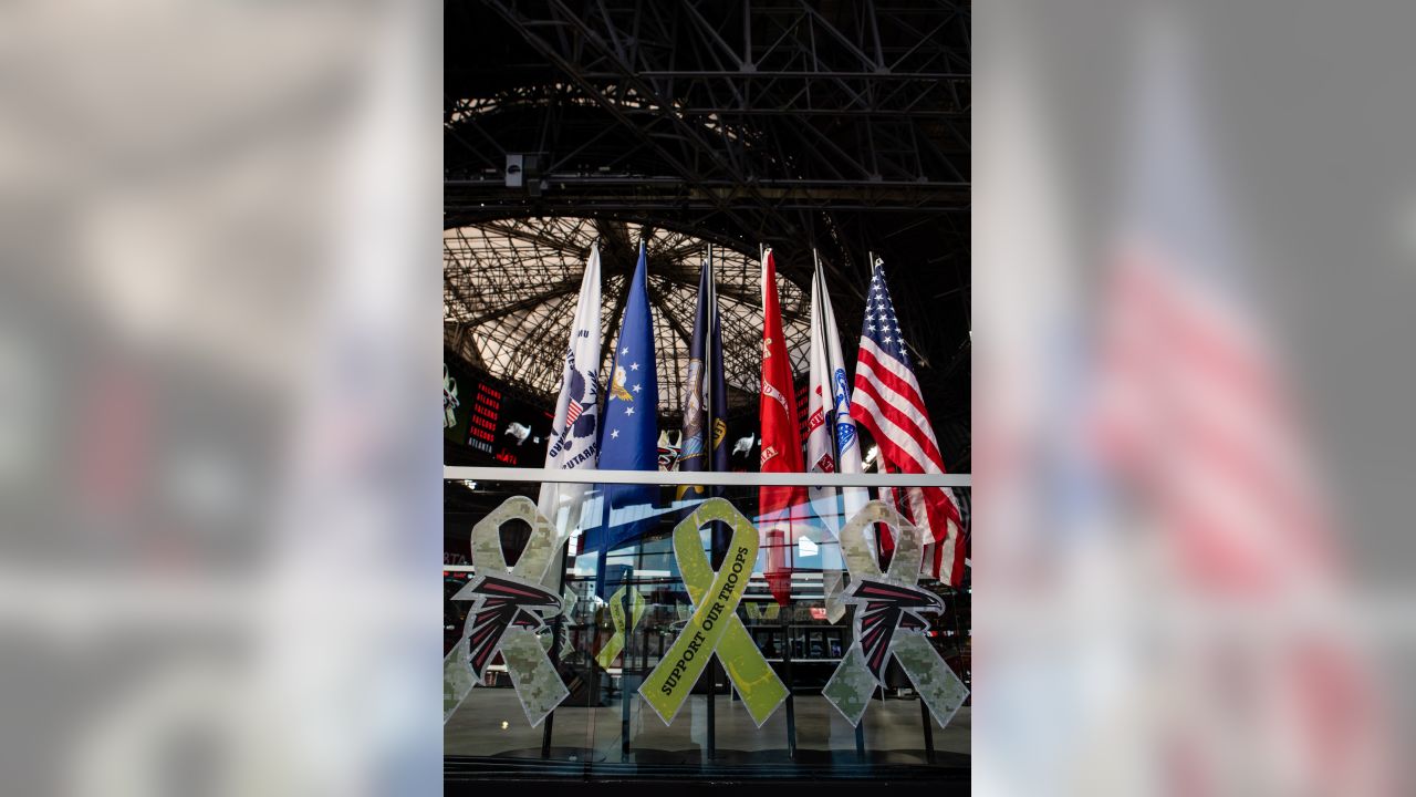 Falcons hosting 2019 Military Appreciation Day at Mercedes-Benz Stadium -  The Falcoholic