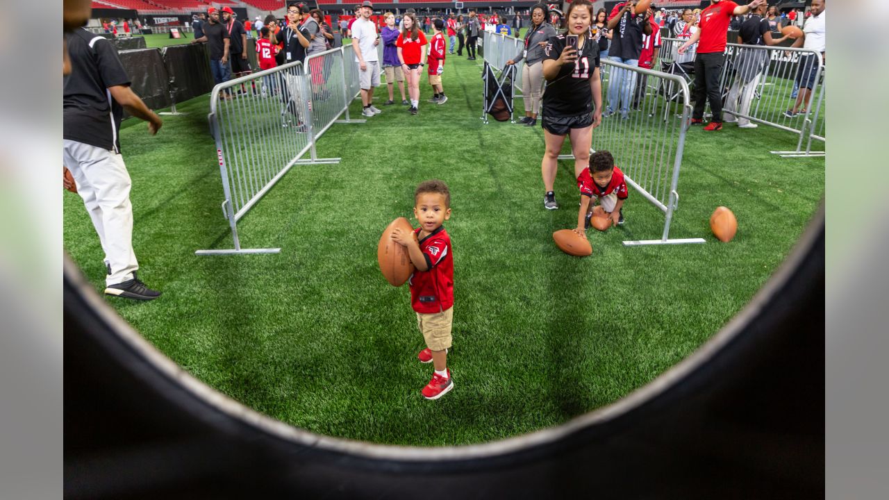 Falcons NFL Draft party at Mercedes-Benz Stadium