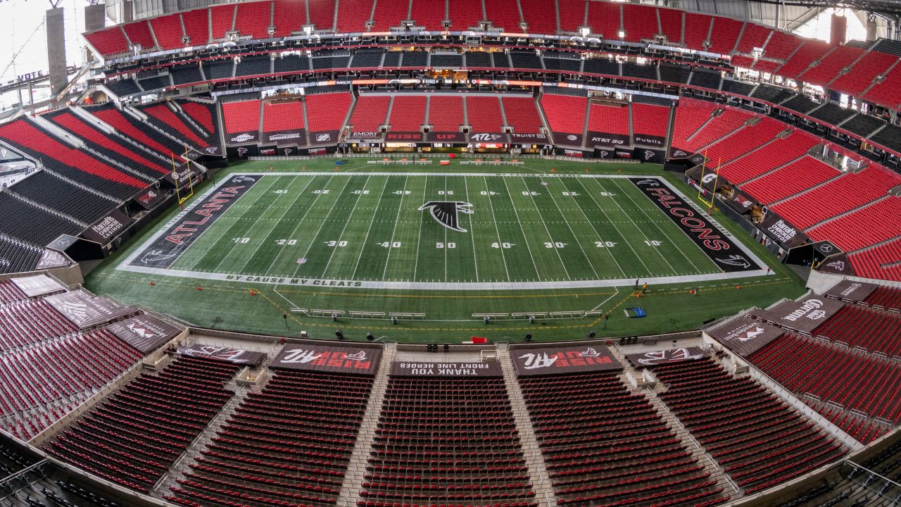 Mercedes-Benz Stadium, section 335, row 24, home of Atlanta Falcons,  Atlanta United, page 1