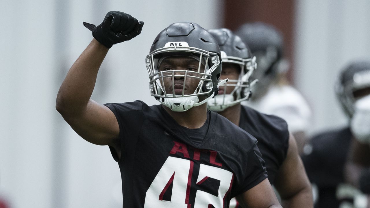 Jarrett says the right things at Falcons minicamp