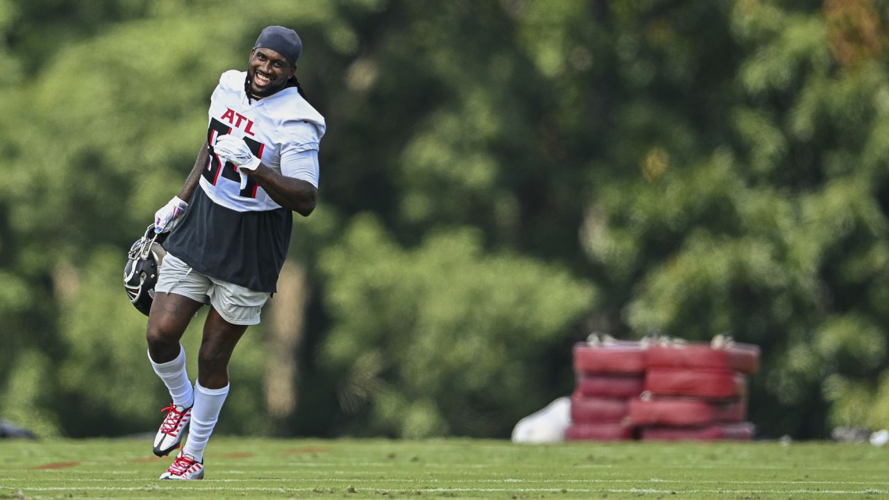 Shanna Lockwood/© 2022 Atlanta Falcons - Atlanta Falcons kicker Younghoe Koo  #7 during practice in Flowery Branch, Georgia, on …