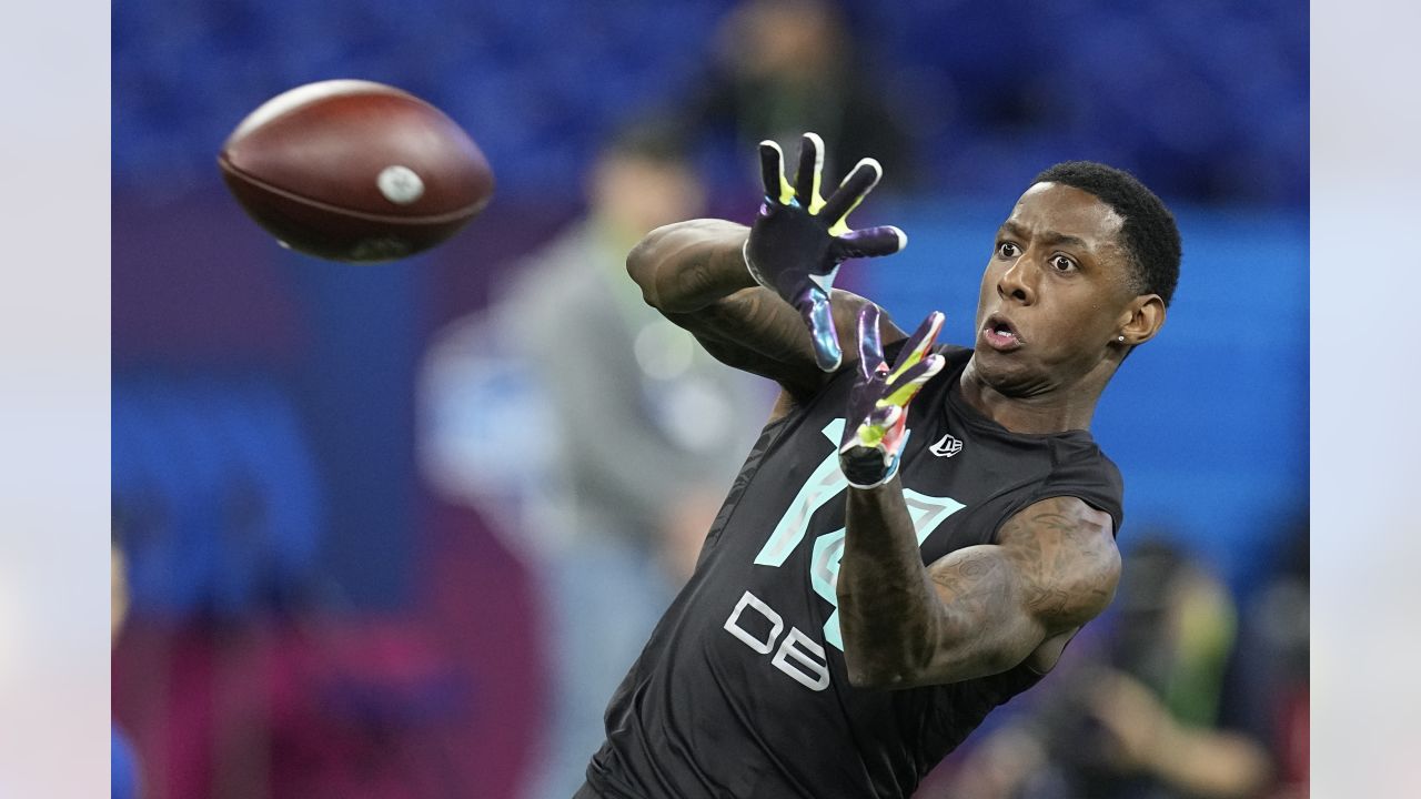 NFL Draft prospect Ahmad 'Sauce' Gardner at Scouting Combine, NFL Draft