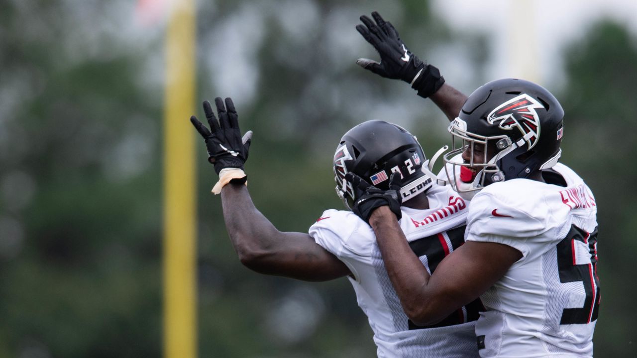 Atlanta Falcons safety Jaylinn Hawkins (32) during an NFL football game  against the Tampa Bay Buccaneers, Sunday, Sept 19, 2021 in Tampa, Fla. (AP  Photo/Don Montague Stock Photo - Alamy