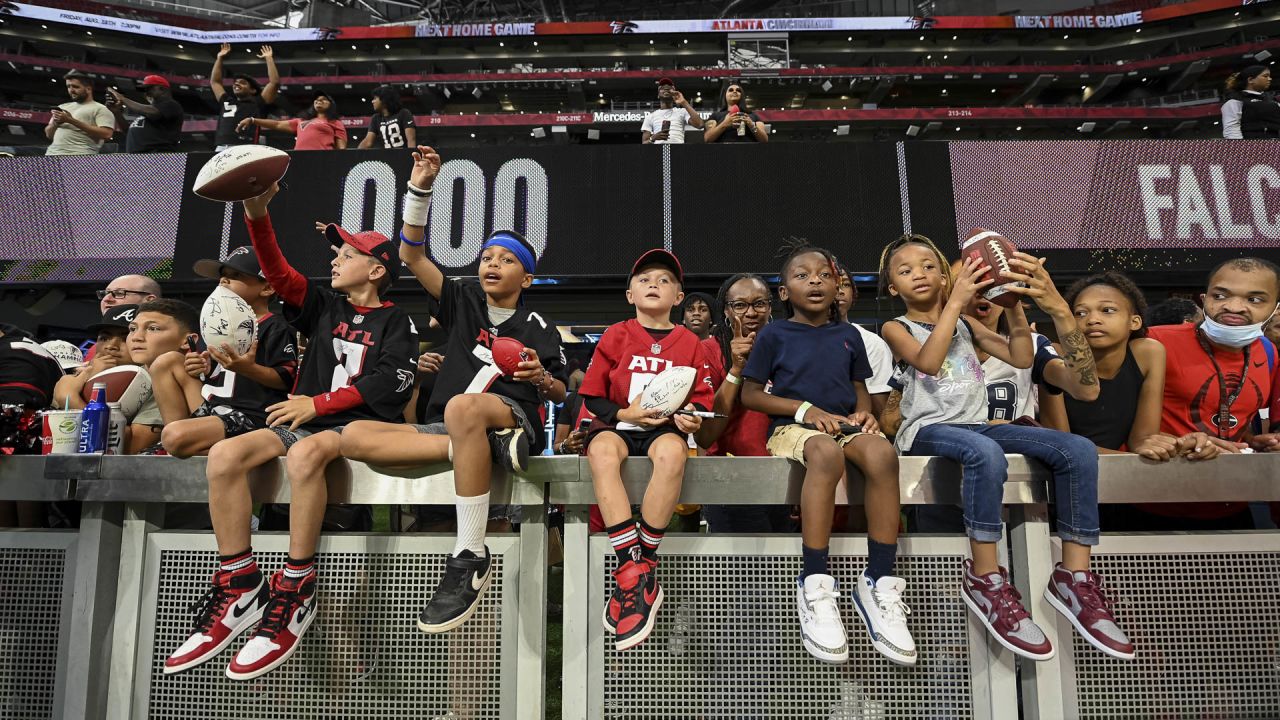 2023 First Look Practice at Mercedes-Benz Stadium