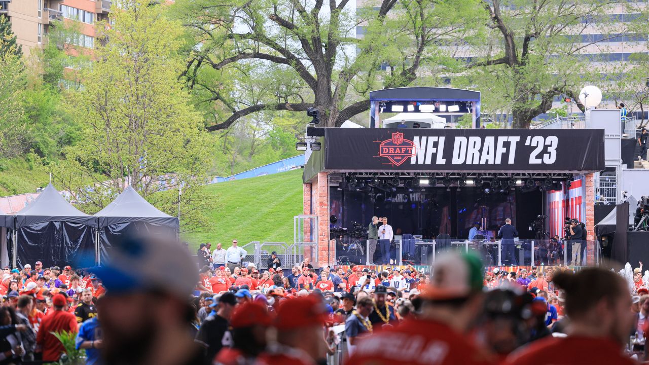 PHOTOS: Scenes From Day 1 Of The 2023 NFL Draft In Kansas City