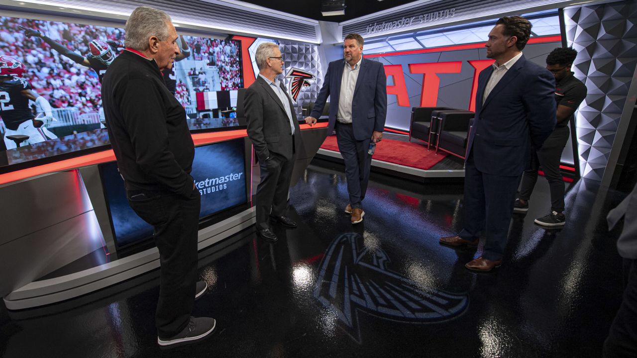 Tour of Atlanta Falcons' Ticketmaster Studio 