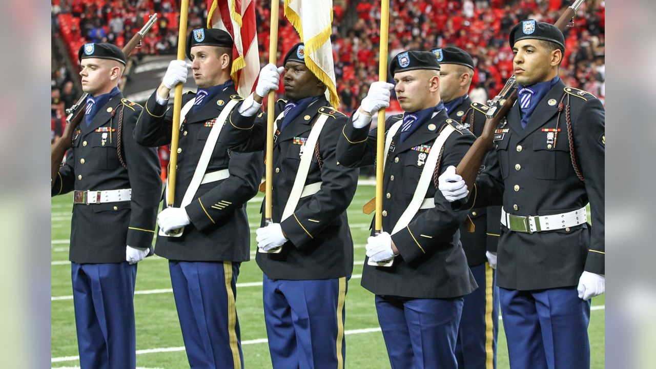 Falcons Honor Military in Salute to Service Game