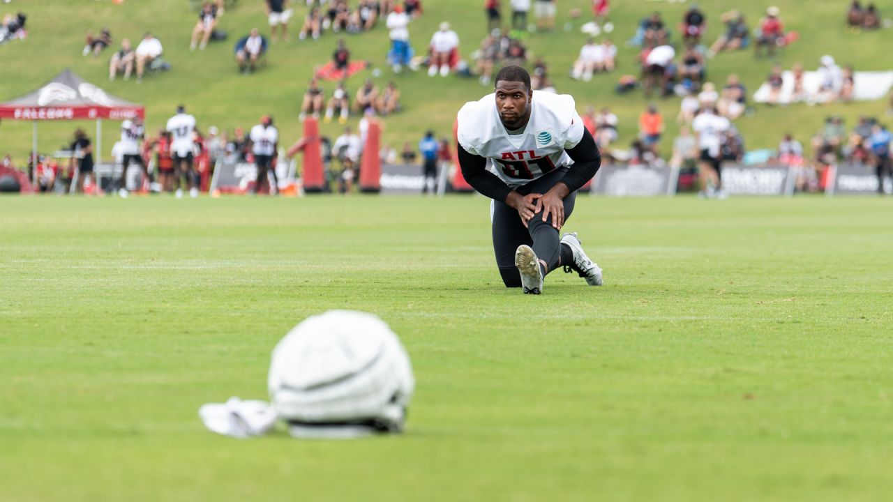 Atlanta Falcons quarterback Desmond Ridder dials launch codes to tight end  Kyle Pitts for 35-yard gain amid DPI