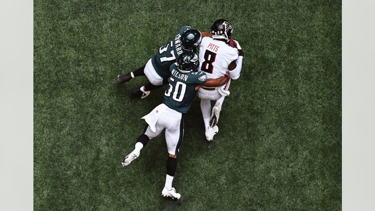 IRVINE, CALIFORNIA - 24 JUNE 2021: Football Helmets of the Philadelphia  Eagles and Atlanta Falcons, Week One Opponents in the NFL Editorial Stock  Photo - Image of mini, california: 226568638